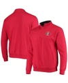 Colosseum Men's Red San Diego State Aztecs Tortugas Logo Quarter-zip Jacket In Red