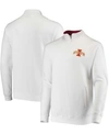 Colosseum Men's White Iowa State Cyclones Tortugas Logo Quarter-zip Jacket In White