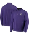 Colosseum Men's Purple Northwestern Wildcats Tortugas Logo Quarter-zip Jacket In Purple