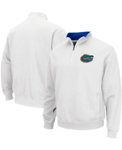 Colosseum Men's White Florida Gators Tortugas Logo Quarter-zip Pullover Jacket