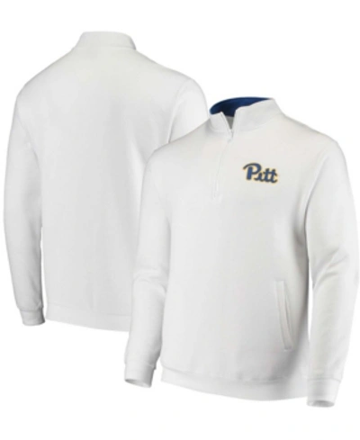 Colosseum Men's White Pitt Panthers Tortugas Logo Quarter-zip Jacket