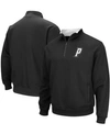 Colosseum Men's Black Providence Friars Tortugas Logo Quarter-zip Jacket In Black
