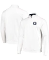 Colosseum Men's Georgetown Hoyas Tortugas Logo Quarter-zip Jacket In White