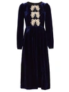 Saloni Camille Bows Dress In Racing Green Bows | ModeSens
