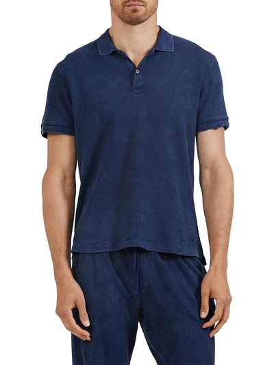 ATM ANTHONY THOMAS MELILLO MINERAL WASH POLO SHIRT 400014757362