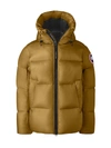 Canada Goose Crofton Hooded Puffer Jacket In Emblem Gold