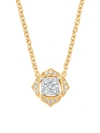SARA WEINSTOCK WOMEN'S LEELA 18K YELLOW GOLD & DIAMOND CLUSTER PENDANT NECKLACE,400015020235