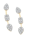 SARA WEINSTOCK WOMEN'S REVERIE 18K YELLOW GOLD & DIAMOND CRAWLER EARRING,400015020233