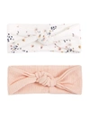 FIRSTS BY PETIT LEM BABY GIRL'S 2-PACK PETIT LEM FIRSTS HEADBANDS,400014753409