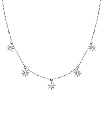 Djula Women's Soleil 18k White Gold & Diamond Necklace