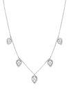 DJULA WOMEN'S MARQUISE 18K WHITE GOLD & MARQUISE DIAMOND NECKLACE,400014784843
