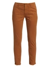 Nili Lotan Jenna Cotton Pants In Maple