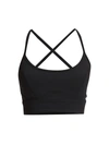 Varley Irena Stretch-jersey Bra Top In Black