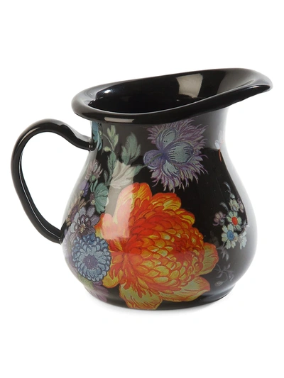 Mackenzie-childs Flower Market Creamer, Black