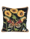 MACKENZIE-CHILDS MONARCH BUTTERFLY SQUARE PILLOW,400014853810