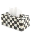 MACKENZIE-CHILDS COURTLY CHECK TISSUE BOX COVER,400095814618