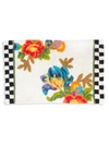 Mackenzie-childs Flower Market Bath Rug In Floral