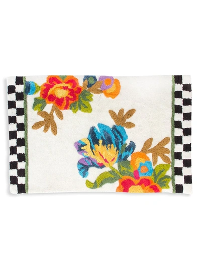 Mackenzie-childs Flower Market Bath Rug In Floral