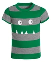 FIRST IMPRESSIONS BABY BOYS MONSTER STRIPE T-SHIRT, CREATED FOR MACY'S