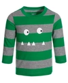 FIRST IMPRESSIONS BABY BOYS MONSTER STRIPE T-SHIRT, CREATED FOR MACY'S