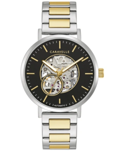 Caravelle Designed By Bulova Men's Automatic Two-tone Stainless Steel Bracelet Watch 39.5mm Women's Shoes