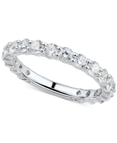 Macy's Diamond Anniversary Band (1-1/2 Ct. T.w.) In 14k White Gold
