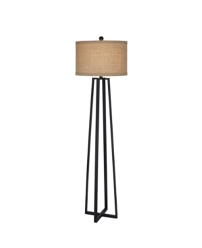 Fangio Lighting Molded Floor Lamp In Black