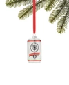 Holiday Lane Foodie And Spirits White Paw Can With Bear Ornament, Created For Macy's