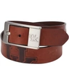 Eagles Wings Men's Kentucky Wildcats Brandish Leather Belt In Brown