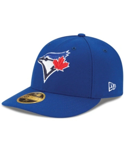 NEW ERA MEN'S TORONTO BLUE JAYS AUTHENTIC COLLECTION ON FIELD LOW PROFILE GAME 59FIFTY FITTED HAT