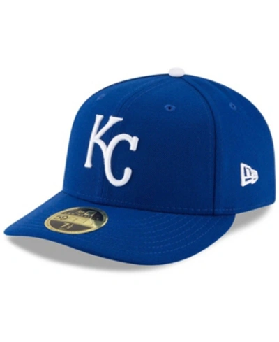 NEW ERA MEN'S KANSAS CITY ROYALS GAME AUTHENTIC COLLECTION ON-FIELD LOW PROFILE 59FIFTY FITTED CAP