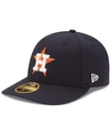 NEW ERA MEN'S NAVY HOUSTON ASTROS HOME AUTHENTIC COLLECTION ON-FIELD LOW PROFILE 59FIFTY FITTED HAT