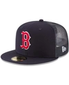 New Era Boston Red Sox Game Authentic Collection On-field 59fifty Fitted Cap In Navy
