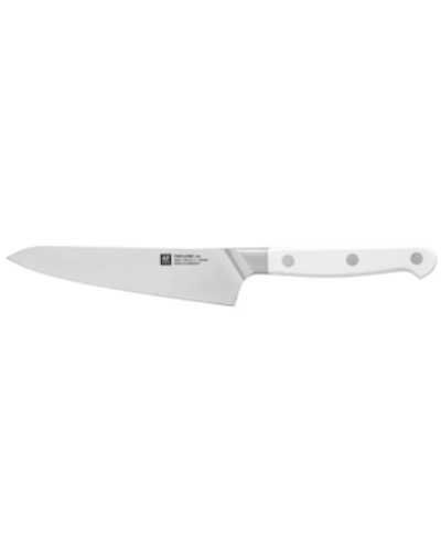 Zwilling Pro Le Blanc 5.5" Fine Edge Prep Knife In Silver-tone