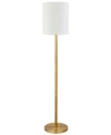 HUDSON & CANAL BRAUN FLOOR LAMP WITH ROUND BASE