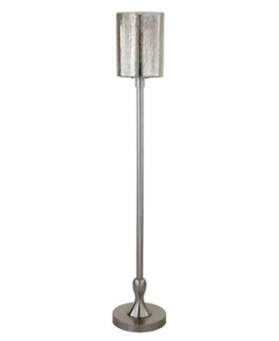 Hudson & Canal Numit Floor Lamp With Glass Shade In Brushed Nickel