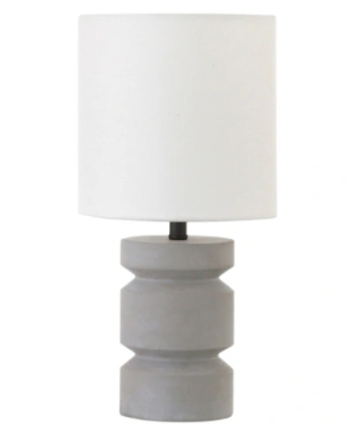 Hudson & Canal Reyna Mini Lamp In Concrete