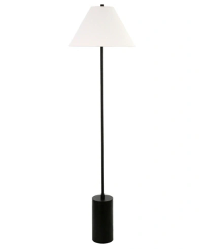 Hudson & Canal Somerset Floor Lamp With Empire Shade In Blackened Bronze