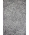 Bb Rugs Veneto Cl156 8'6" X 11'6" Area Rug In Charcoal