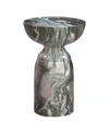 Tov Furniture Rue Marble Side Table In Gray