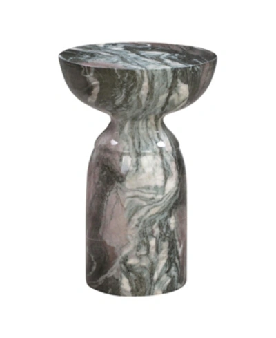 Tov Furniture Rue Marble Side Table In Gray