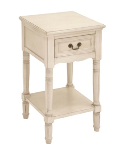 Rosemary Lane Traditional Accent Table In Light Beige