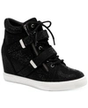INC INTERNATIONAL CONCEPTS INC WOMEN'S DEBBY WEDGE SNEAKERS, CREATED FOR MACY'S