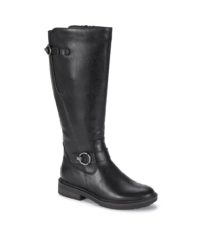 Baretraps Women's Aphrodite Wide Calf Knee High Riding Boots In Black