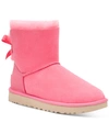 Ugg Women's Mini Bailey Bow Ii Boots In Pink Rose