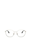 Burberry Transparent Irregular Ladies Eyeglasses 0be1350 1109 54 In Light Gold