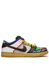 Nike Sb Dunk Low Sneakers In White