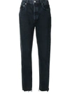 AGOLDE MID-RISE TAPERED-LEG SLIM JEANS