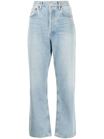 AGOLDE HIGH-RISE STRAIGHT-LEG JEANS