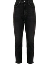 Agolde Jeans Raily In Schwarz